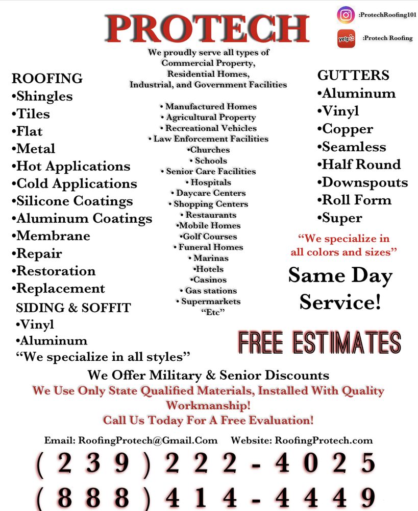 Slide of Protech Roofing