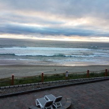 Sailor Jack Oceanfront Motel - View from our 2nd story window - Hotels Near Me - Lincoln City, Oregon