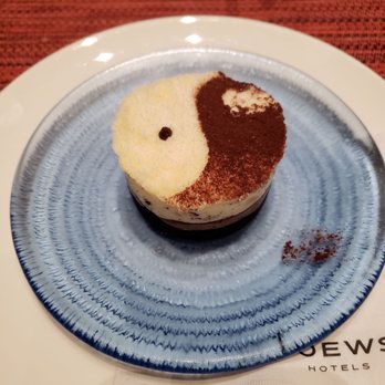 Island Dining Room - Ying and Yang oreo Mousse cake - Asian Fusion Near Me - Orlando, Florida Island Dining Room - Ying and Yang oreo Mousse cake - Asian Fusion Near Me - Orlando, Florida