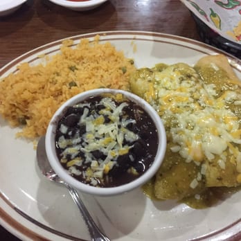 El Vaquero - Enchiladas Verdes with chicken, tasty black beans, and amazing rice. - Mexican Near Me - Locust, North Carolina El Vaquero - Enchiladas Verdes with chicken, tasty black beans, and amazing rice. - Mexican Near Me - Locust, North Carolina
