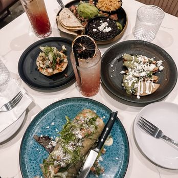 El Barrio Cantina - HH Taquitos de Papa$9.00 HH Tostada Marinero$6.00 HH Rib Eye$20.00 HH Chimichanga$11.00 - Mexican Near Me - Long Beach, California