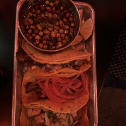 Rreal Tacos - Buckhead - Tacos with consomé.