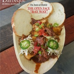 Bay Barbeque - "The Bay Way" Open Face Sandwich
Pulled Chicken & Burnt Ends pulled rib meat!!!