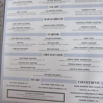 The Landon - Menu - American Near Me - Tampa, Florida