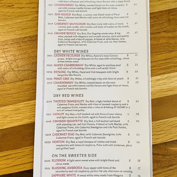 Grandview Vineyard - Tasting Menu & Wine Selection - Wineries Near Me - Mount Joy, Pennsylvania