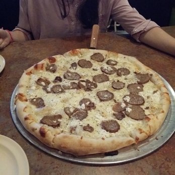 Moon River Pizza - White pizza with meatballs. - Pizza Near Me - Jacksonville, Florida