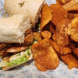 Peacemaker Lobster & Crab & 4 Hands Brewing - Shrimp Po'Boy