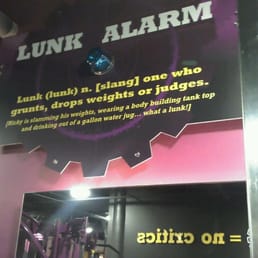 Lunk alarm! Lunk alarm!