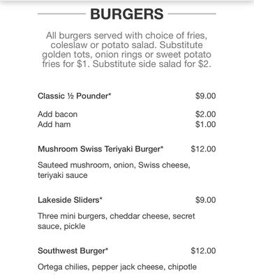 Menu photo 4 Lakeside Sports Grill Pahrump, NV