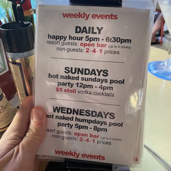 Island House - 6x key lime martinis coming up - Gay Bars Near Me - Key West, Florida