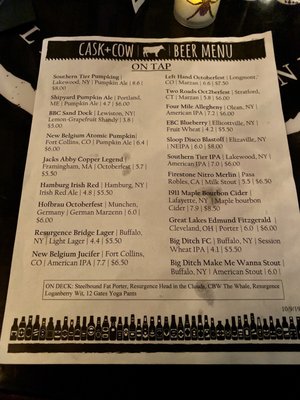 Menu photo 8 Cask & Cow Lewiston, NY Menu photo 8 Cask & Cow Lewiston, NY