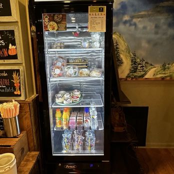 Central Coffee Shoppe - Cooler with Desserts, Foods, Milk, Juice, etc. - Coffee & Tea Near Me - Elizabeth, Pennsylvania