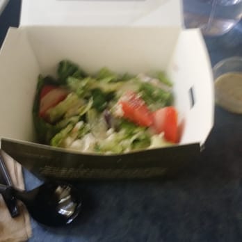 Panera Bread - Here's the salad I got, ridiculous it's not even half full. - Sandwiches Near Me - Sacramento, California
