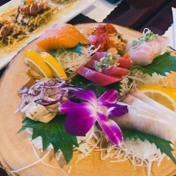 Tampopo Sushi - X1. 5 Kind of Sashimi very fresh - Sushi Bars Near Me - Yorba Linda, California