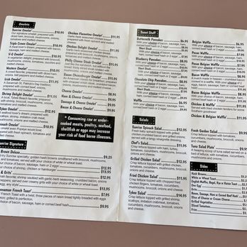 Sunrise Restaurant - Menu - Breakfast & Brunch Near Me - Tybee Island, Georgia