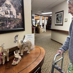 Lakeview Senior Living - Holiday displays throughout the building