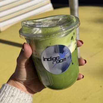 Indigo Room Coffee - Earl Grey Matcha with cold foam - Coffee & Tea Near Me - Phoenix, Arizona