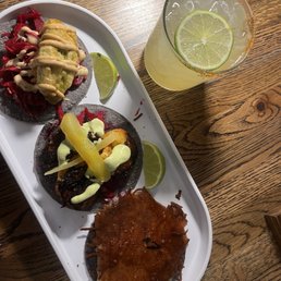 Tacos, enchilada, & margarita