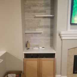 Barker doors completed my niche cabinet project nicely
