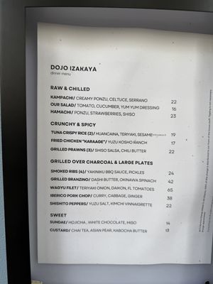 Menu photo 4 Dojo Izakaya Coral Gables, FL