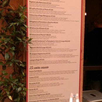 Pasta Chef - Menu - Italian Near Me - Rome, RM Pasta Chef - Menu - Italian Near Me - Rome, RM