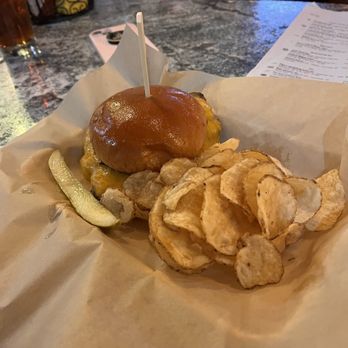 Waverly Stone - Waverly Smash Burger with Chips - Mediterranean Near Me - Holland, Michigan