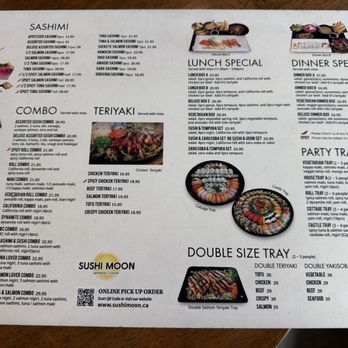 Sushi Moon - Bento box and party tray menu~ (February 2025) - Japanese Near Me - Vancouver, British Columbia Sushi Moon - Bento box and party tray menu~ (February 2025) - Japanese Near Me - Vancouver, British Columbia