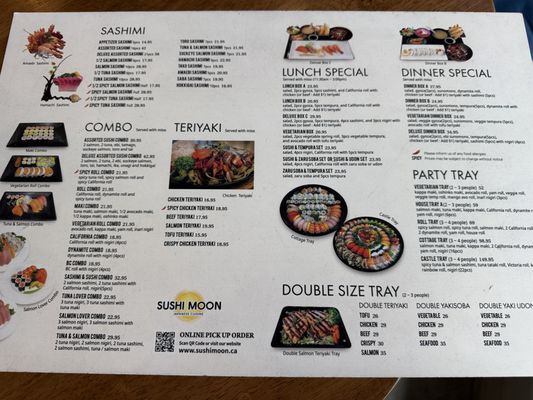 Menu photo 3 Sushi Moon Vancouver, BC Menu photo 3 Sushi Moon Vancouver, BC