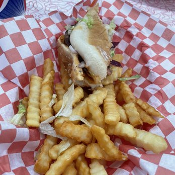 Triangle Drive In - So good almost forgot to snap a pic - Burgers Near Me - Fresno, California