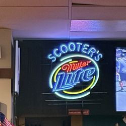 In the bar area
