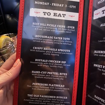 The Rail - Grandview Heights - Happy hour menu - Burgers Near Me - Columbus, Ohio