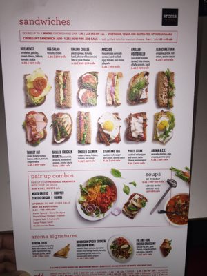 Menu photo 1 Aroma Espresso Bar Mississauga, ON Menu photo 1 Aroma Espresso Bar Mississauga, ON