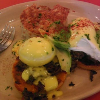 Snooze, an A.M. Eatery - Chilaquiles Benedict - Breakfast & Brunch Near Me - Boulder, Colorado
