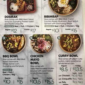 Gogi Korean Kitchen - The menu (featuring all their popular rice bowls). - Korean Near Me - Calgary, Alberta Gogi Korean Kitchen - The menu (featuring all their popular rice bowls). - Korean Near Me - Calgary, Alberta