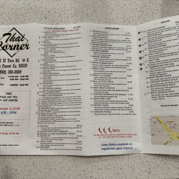 Thai Corner - Thai Near Me - Lake Forest, California Thai Corner - Thai Near Me - Lake Forest, California