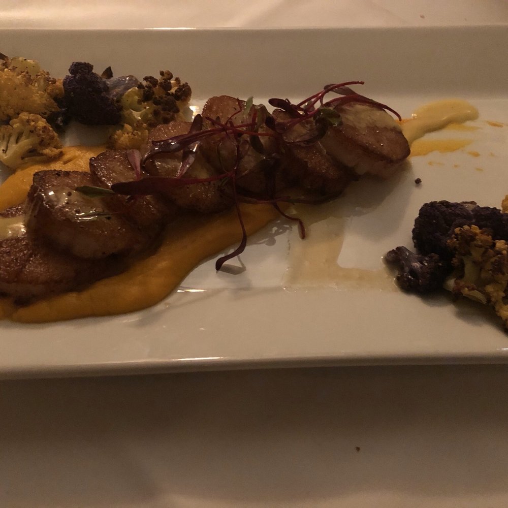 Bistro 45 - Seared Dive Boat Sea Scallops - New American Near Me - Pasadena, California