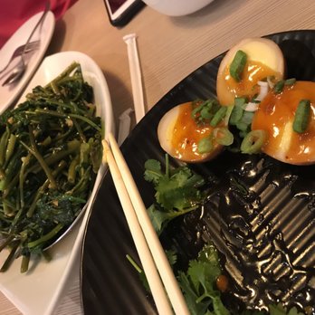 The Upper House - Braided eggs and fresh veggies! - Chinese Near Me - Claremont, California