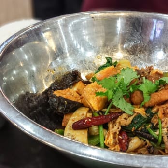Tianfu Spicy Wok - a bowl of food on a tray - Chinese Near Me - Flushing, New York Tianfu Spicy Wok - a bowl of food on a tray - Chinese Near Me - Flushing, New York