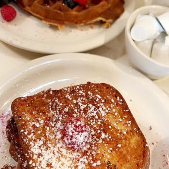 Briarpatch Restaurant - Berry waffle and raspberry Brie French toast - American Near Me - Winter Park, Florida