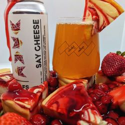 Covert Artisan Ales - Say Cheese! Strawberry cherry cheesecake sour.