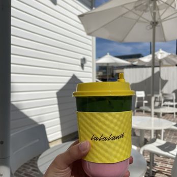 La La Land - Strawberry fields matcha - Coffee & Tea Near Me - Dallas, Texas La La Land - Strawberry fields matcha - Coffee & Tea Near Me - Dallas, Texas