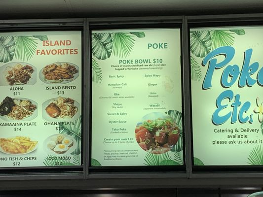 Menu photo 2 Poke Etc Anchorage, AK