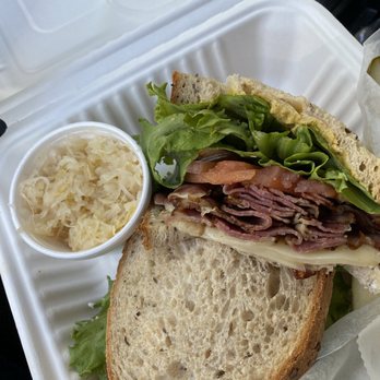 Erick Schat's Bakkery - Roasted beef on rye bread, so delicious! It's still good after 8 hours when I ate the other half:) - Bakeries Near Me - Bishop, California Erick Schat's Bakkery - Roasted beef on rye bread, so delicious! It's still good after 8 hours when I ate the other half:) - Bakeries Near Me - Bishop, California