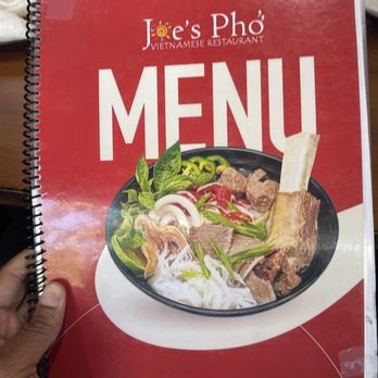 Joe’s Pho - Menu cover - Vietnamese Near Me - San Leandro, California Joe’s Pho - Menu cover - Vietnamese Near Me - San Leandro, California