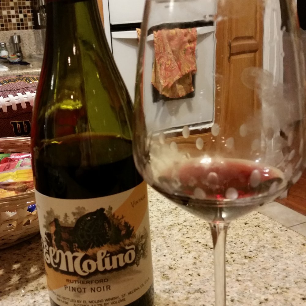 El Molino Winery - a glass of wine and a bottle of wine - Wineries Near Me - Saint Helena, California El Molino Winery - a glass of wine and a bottle of wine - Wineries Near Me - Saint Helena, California