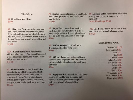 Menu photo 2 La Salsa Juneau, AK