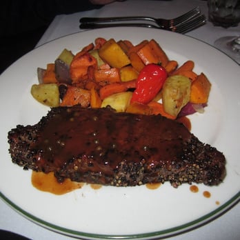 Metropolitan Grill - 16 oz prime New York peppercorn steak - American Near Me - Seattle, Washington