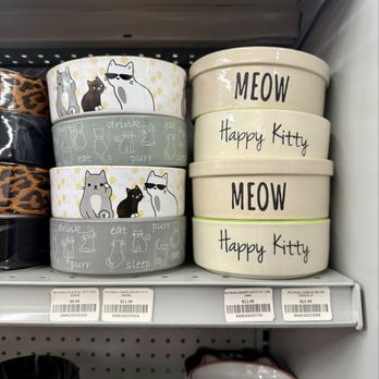 Pet Supply - Cute kitty bowls - Pet Stores Near Me - Rancho Santa Margarita, California