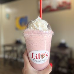 Lily’s Crepes - Red velvet milkshake