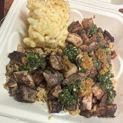 Jill Ann's Caribbean Fusion - Jerk chicken plate